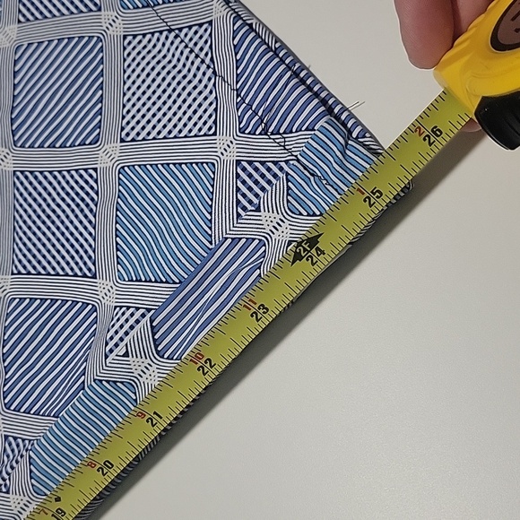 J. McLaughlin Blue Geometric Straight Leg Leggings L - Picture 6 of 13